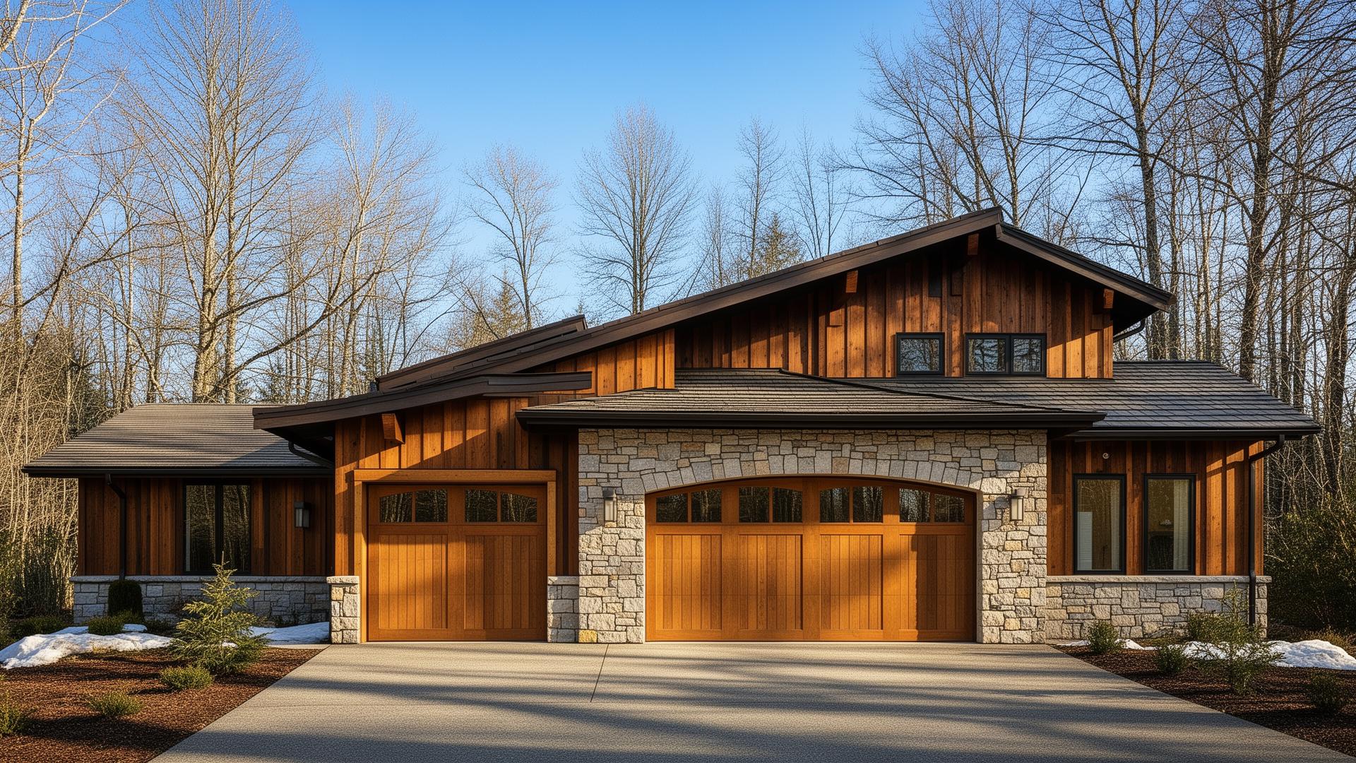 Beautiful Tuscan inspired garage door installation by Garage Door Scotts Mills